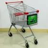 shopping trolley cart plastic solar advertising display sign stand board