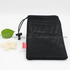 colored mesh jewelry bags drawstring nylon mesh gift bag