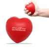 Best sale promotional custom printing logo heart shape stress ball