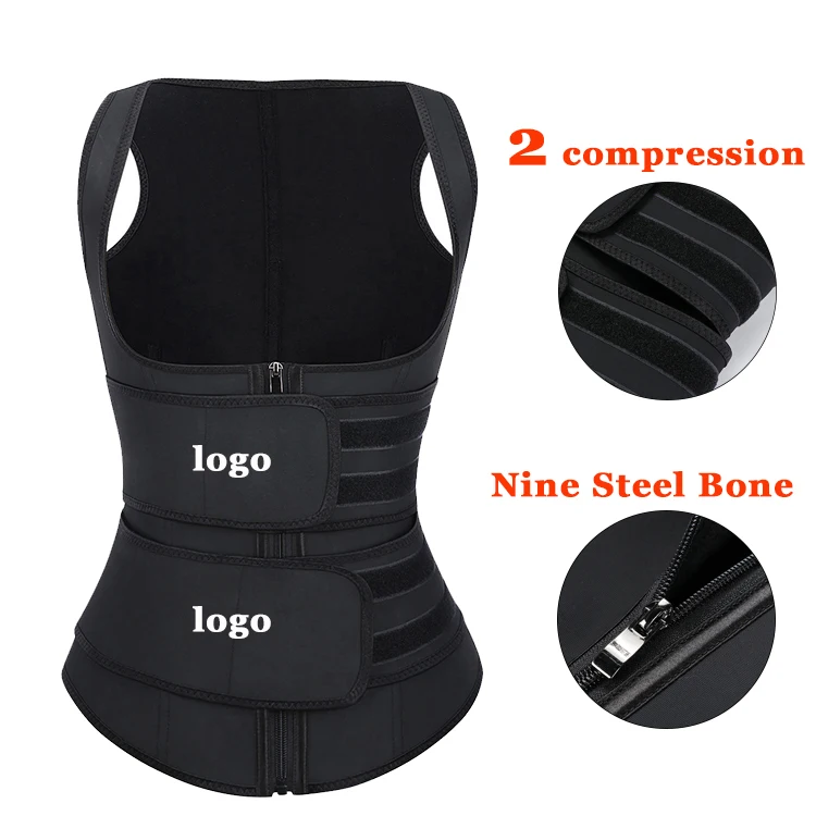 2019 Wholesale tummy control suna 9 steel bone body shaper slimming sweat latex waist trainer vest women
2019 Wholesale tummy control suna 9 steel bone body shaper slimming sweat latex waist trainer vest women