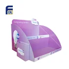 Custom Foldable Glossy Laminated Cardboard Counter Display Box