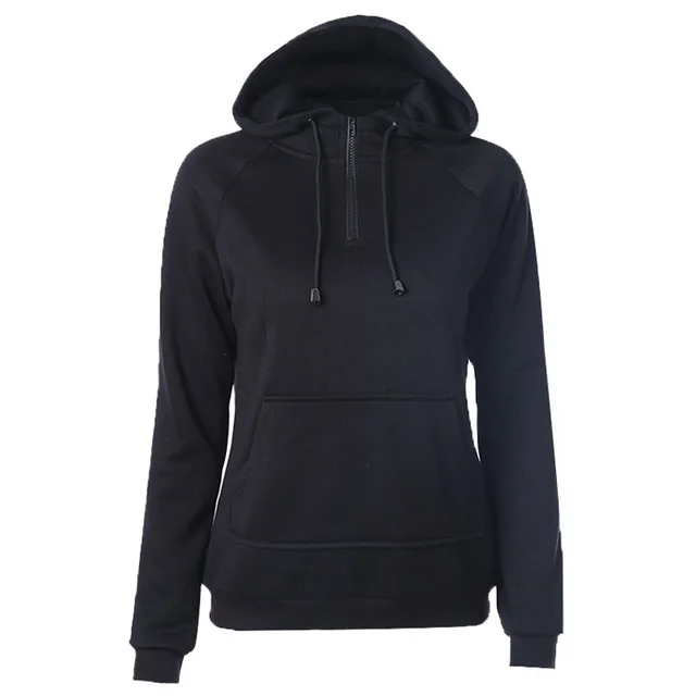 oem gym wear oversized black blank hoodies womens unbranded