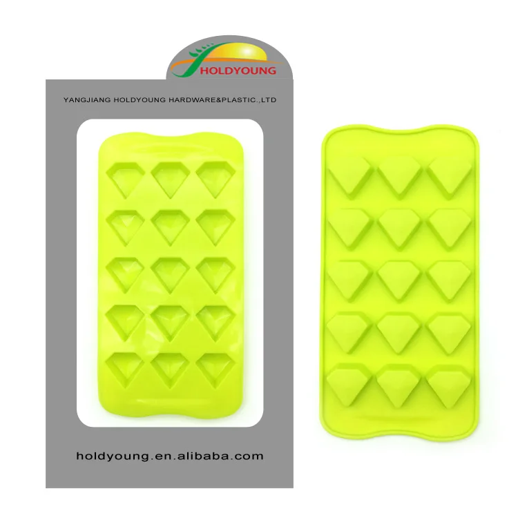 Diamonds shape silicone cake mould ice tray for kitchen baking,cooking&more