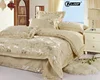 Cotton 40s*40s 133*100 yarn dyed jacquard satin bed sheets