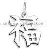 Wholesale Cheap Custom Chinese Character Charms Stainless Steel Jewelry