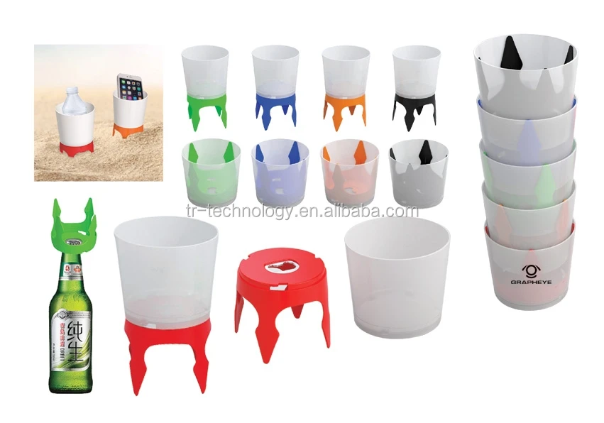 promotional beach iphone&cans& beer bottle storage bucket with