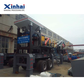 Factory direct impact mobile crushing plant