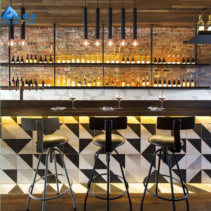 Led Lighting Mosaic Decorate Solid Surface Countertop Restaurant