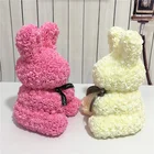 Factory Wholesale valentine gift High Quality hot sale rose bear Rabbit flower