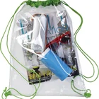 Customized printing drawstring storage pvc bag with logo pvc backpack