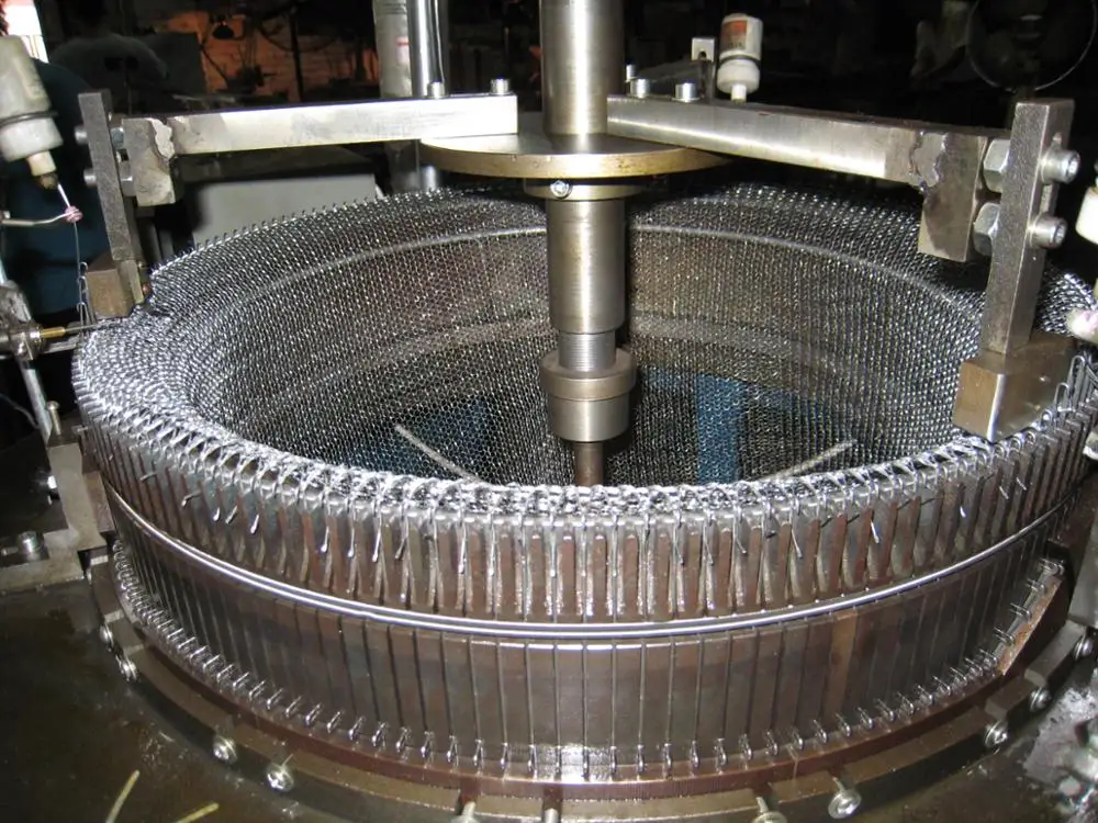 metal wire knitting machine for separation rings w