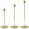 Wholesale Set of 3 metal crafts candle holders for home decor