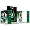 stretch tension fabric backdrop display,exhibition stall stands display, pop up tension fabric display