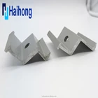 Aluminum pv solar end clamp For solar system
