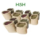 Recyclable cocoa food grade jute sack rice bag nut corn peanut coffee bean grain packing bag for agriculture
