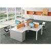 latest design 4 person office workstation partition