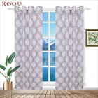 China supplier polyester embroidered sheer curtain turkey