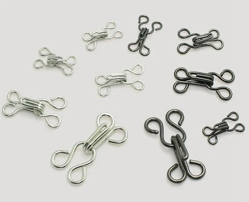 1000set/Bag 0# 1# 2# 3# metal hook and eye pant skirt bra underwear small hooks silver/black Metal black hook button
1000set/Bag 0# 1# 2# 3# metal hook and eye pant skirt bra underwear small hooks silver/black Metal black hook button