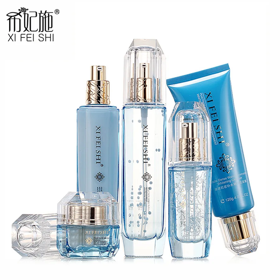 skin care set 5 pieces Moisturizing Hydrating Whitening baby skin day and night cream Lotion Face cream, Serum, Cosmetic set, Customize colors
skin care set 5 pieces Moisturizing Hydrating Whitening baby skin day and night cream Lotion Face cream, Serum, Cosmetic set, Customize colors