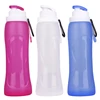 Kean bpa free collapsible silicone water drinking bottle for sport