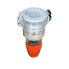 AC socket 550V 20 amp 5 round pin PC material industrial extension lead socket 56CSC520