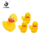 Lovely floating bathroom toy mini rubber bath duck