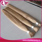 Factory wholesale price 6a grade natural straight cheap 100%human hair bulk