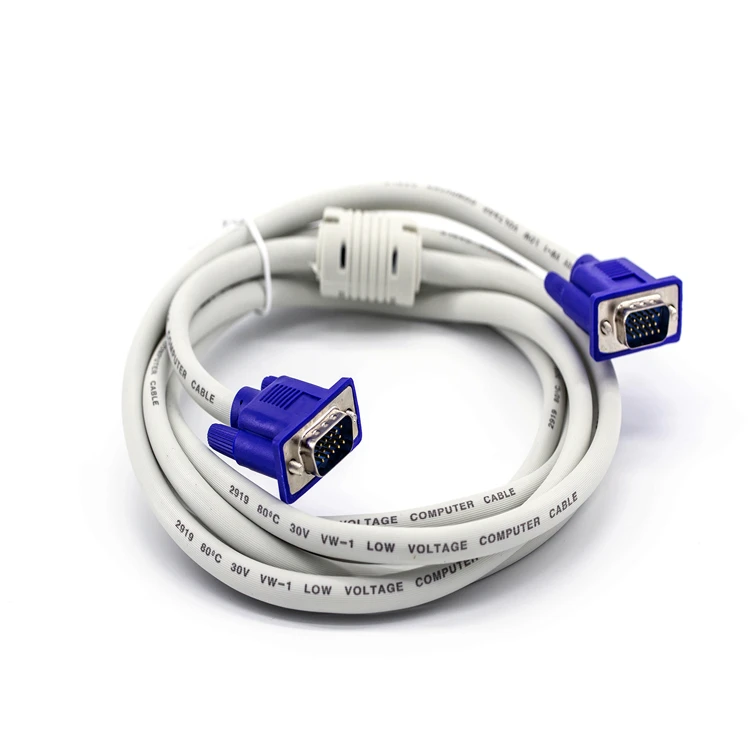 Big Producer White 1.5M 3+4 VGA CABLE Male To Male Computer VGA Cable - ANKUX Tech Co., Ltd