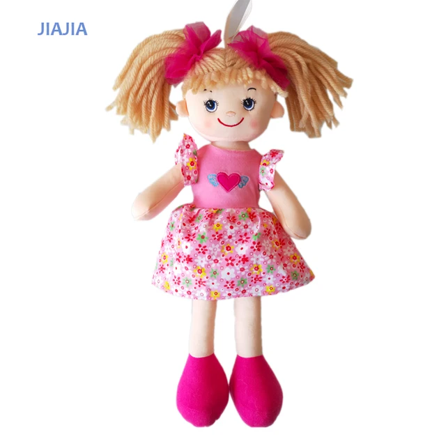 girl doll toy soft plush rag doll pp cotton plush girls gift to
