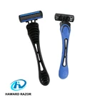 5 blade disposable body hair removal ergonomic shaving razor for sale