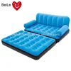 Customized PVC flocking inflatable lazy sofa bed