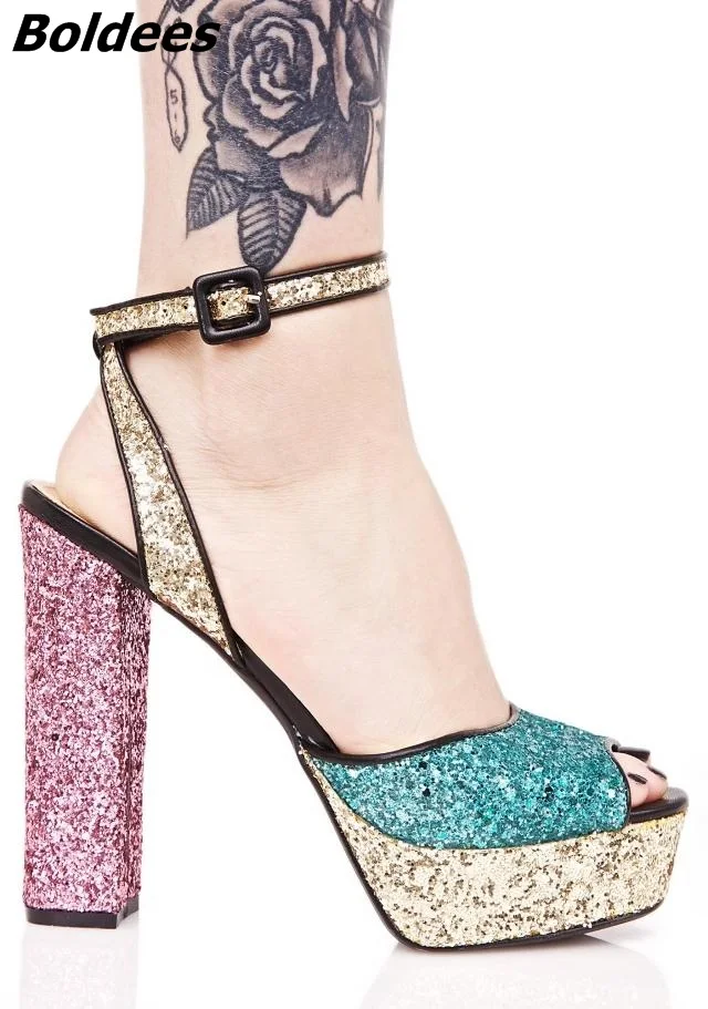 color matched platform sandal (4)0
