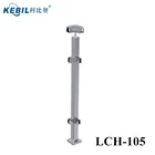 AISI 316 stainless steel modern stair railing designs kits cost glass stair railing