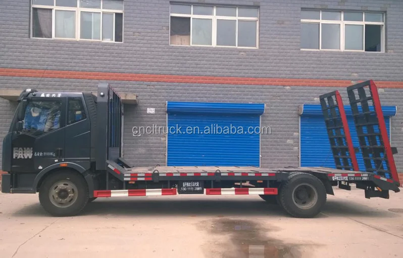 china manufacturing flat low bed truck, flatbed truck 4x2 truck