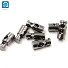 black zinc alloy adjustable rope button hardware spring metal cord lock stopper for bag