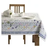 High Quality Rectangular linen Table Cloth With Kitchen Suits