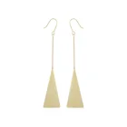 Eico 2019 simple gold brass earring designs sea bohemian style long earring for girls