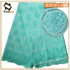 New design lace dress fabric embroidery aqua lace fabric