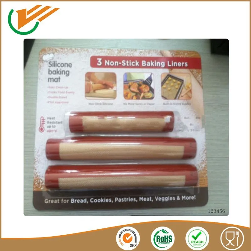 China Supplier Cooking Cookware Baking & Pastry Heat Resistant Non-stick Silicone Pastry Mat