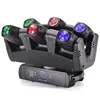 Marslite dj lights Six Eyes Mini Spiders Movinghead 6pcs 10W RGBW LED Stage Sharpy Beam Moving Head Light For Disco Home party