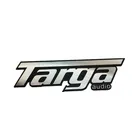 Custom Fashion Diamond Cut Aluminum Metal Label