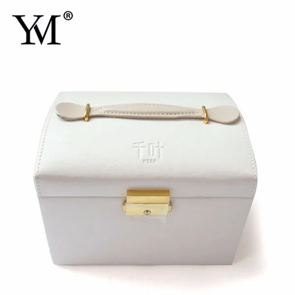 hot-selling women's makeup box fashion lens design cosmetic storage box can be customized logo
