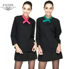Custom design Guangzhou hot sell hotel restaurant service staff uniform