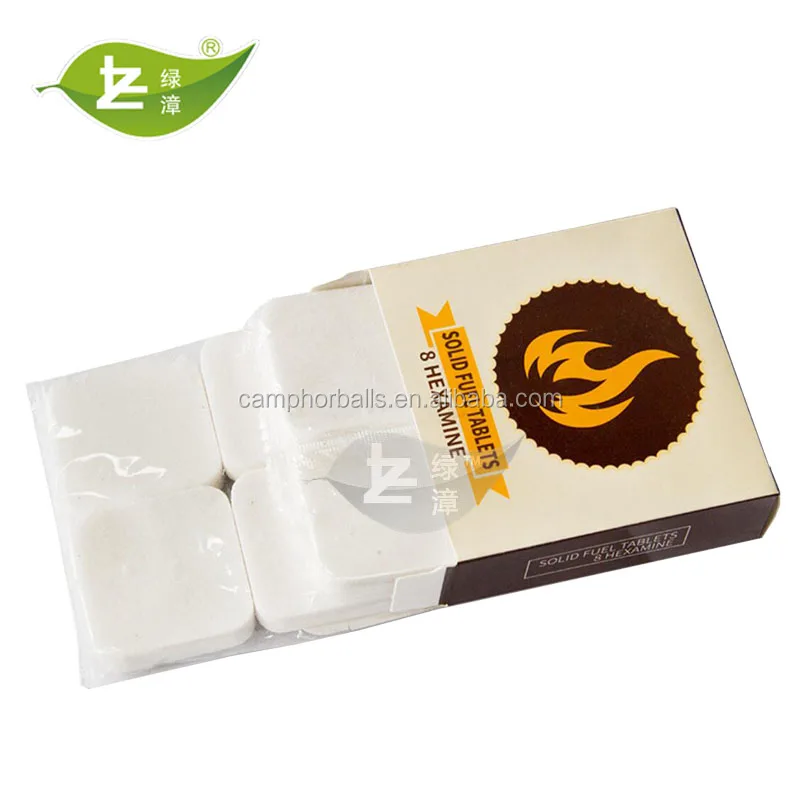 Hot Seller Singapore Market High Quality Smokeless and tasteless 8pcs Hexamine Solid Fuel Tablets