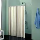 QJMAX Good-looking Fabric Polyester Shower Curtain With Weighted