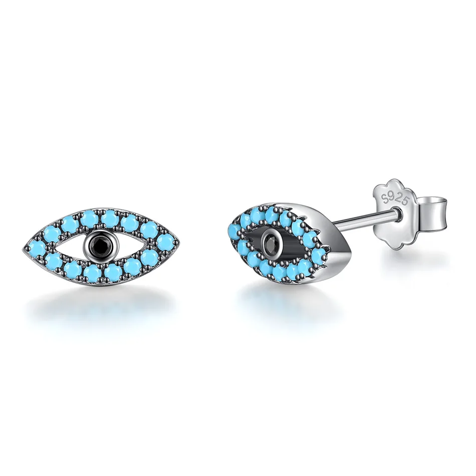 Wholesale Custom 925 Sterling Silver Earrings Lucky Blue Eye-Shape Earrings fit Gift Women Wedding Wearing For Christmas Gift
Wholesale Custom 925 Sterling Silver Earrings Lucky Blue Eye-Shape Earrings fit Gift Women Wedding Wearing For Christmas Gift