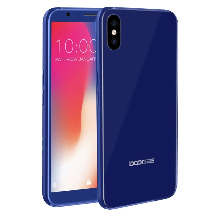 

HK Stock DOOGEE X55 1GB 16GB Fingerprint Identification 5.5 inch Android 7.1 MTK6580 Quad Core up to 1.3GHz, Black;blue
