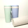 Bpa Free Eco Friendly Biodegradable Plastic Wheat Straw Sport Water Bottles For Wheat Fiber Plastic Cup Mug