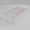Empty 11 Cells Nail Arts Cosmetic Box for Storage