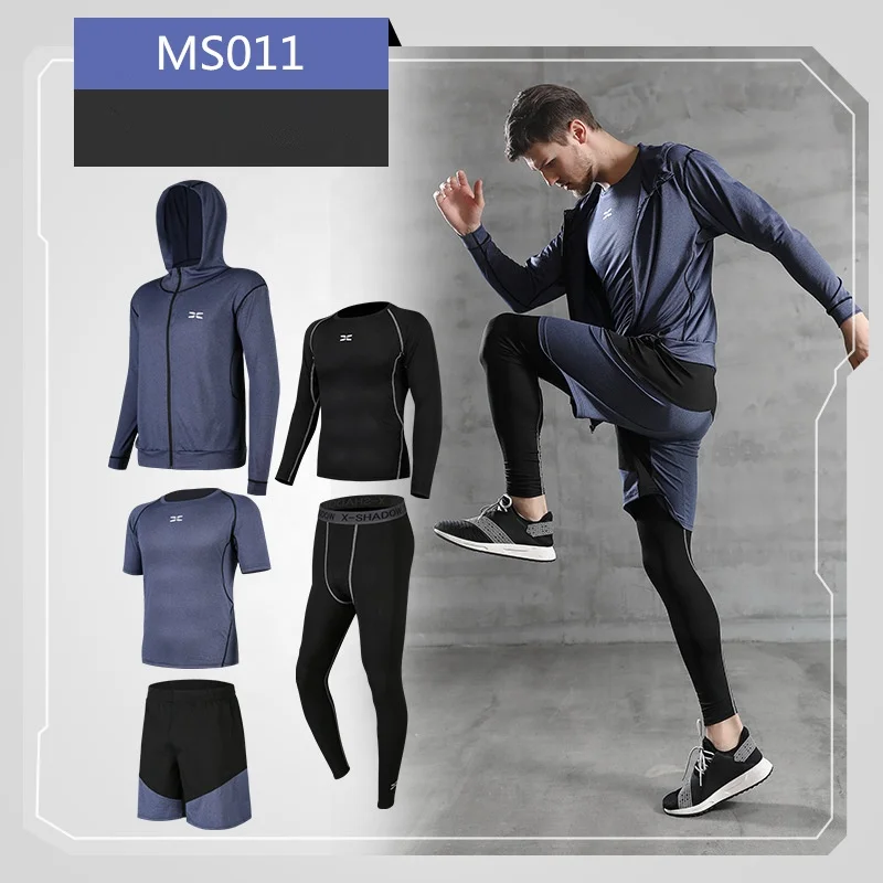 Athletic Tracksuit Compression Fitness Set Sports Suits Clothing 5 pcs custom oem sportswear men
Athletic Tracksuit Compression Fitness Set Sports Suits Clothing 5 pcs custom oem sportswear men